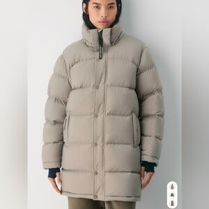 Aritzia SuperPuff Mid in Modern Taupe